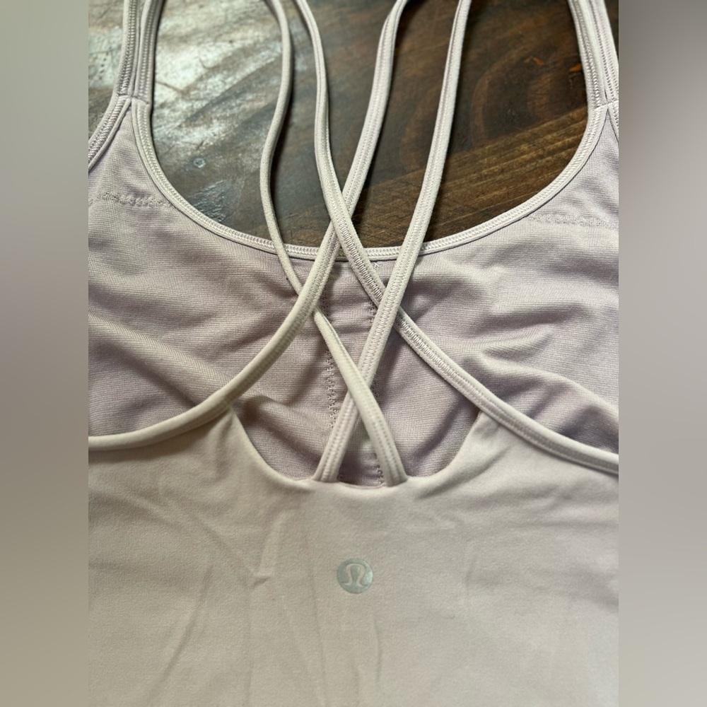Lululemon Athletica Soft Pale Lavender Tank Top - Picture 4 of 6
